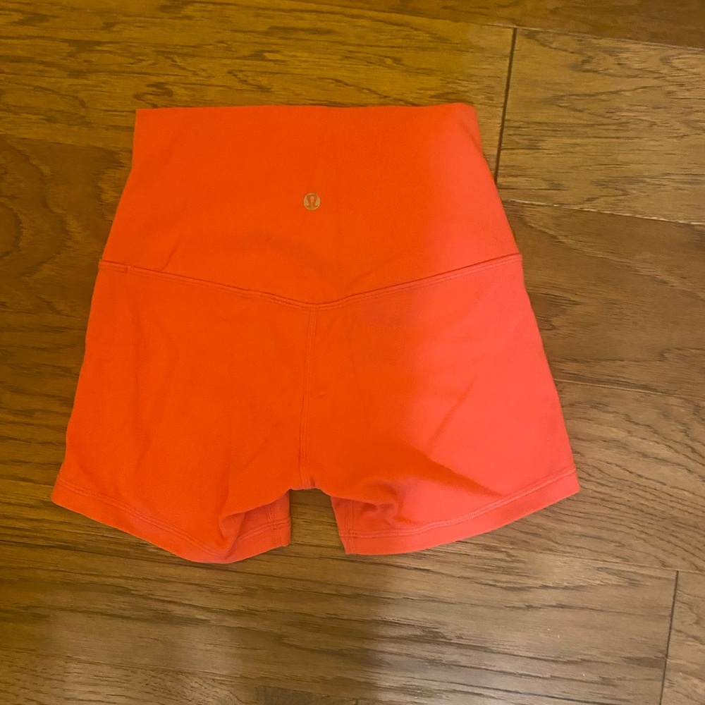 Lululemon Align High-Rise Short 4 in. Lip Gloss Pink Size 2